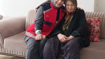 Şehit annesi Emine Ünüvar, son yolculuğuna uğurlandı