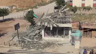 Cizre'de inşaatta meydana gelen göçükte 5 işçi yaralandı