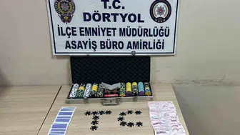 Hatay’da kumar oynayan 6 şahsa 69 bin TL ceza verildi