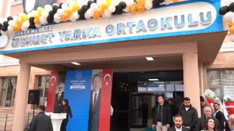 Şırnak'ta 16 derslikli Mehmet Yarka Ortaokulu açıldı