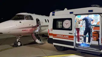 Şırnak'ta kritik durumdaki iki hasta için hava ambulansları havalandı