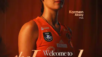 Milli voleybolcu Karmen Aksoy, Eczacıbaşı Peron İstanbul kadrosuna katıldı