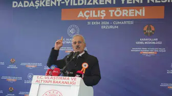 Erzurum'da 168 milyar liralık ulaşım yatırımı hizmete açıldı