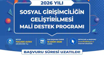 SOSGİP mali destek programı başvuru tarihi 16 Ekim'e uzatıldı