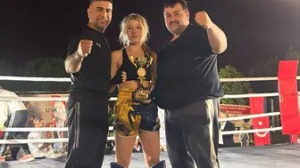 Söke’nin sporcusu Defne Gül, kick boksta kupasını kazandı