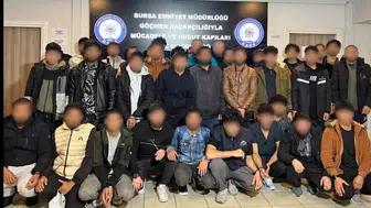 Bursa'da göçmen kaçakçılığı operasyonunda 11 şüpheli yakalandı