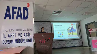 Erzurum'da sağlık ve spor bilgilendirme projeleri sürüyor