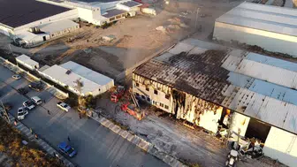 Emirdağ'daki gıda fabrikasında yangın büyümeden söndürüldü