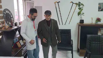 Zonguldak'ta bacağı kesilmekten kurtarılan emekli madenci yapay deriyle sağlığına kavuştu