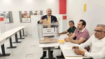 Aydın Ticaret Odası seçimlerinde topluluk coşkusu