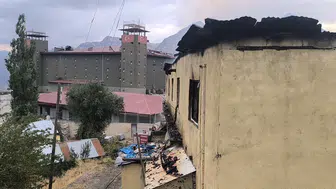 Dağlıca'daki okulda yangın paniği yaşandı