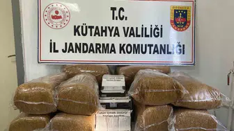 Kütahya'da jandarma kaçakçılık operasyonu gerçekleştirildi