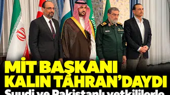 MİT Başkanı Kalın Tahran'daydı: Suudi ve Pakistanlı yetkililerle beraber görüşmeler yapıldı
