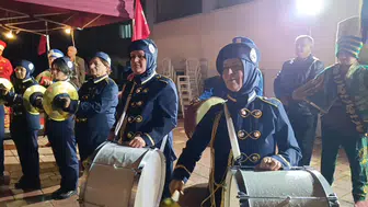 Pazaryeri'nde Cumhuriyet Yürüyüşü kadın bando takımının performansıyla kutlandı