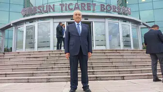 Giresun Ticaret Borsası'nda Hamza Bölük yeniden başkan seçildi