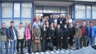 Aliağa'da huzur ve güvenlik için emniyet, jandarma ve muhtarlar bir araya geldi