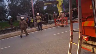 Bayrampaşa'da İSKİ altyapı çalışmasında göçük: 1 işçi hayatını kaybetti