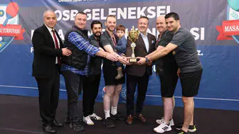 Denizli OSB 7. Masa Tenisi Turnuvası şampiyonu Bahar Tekstil oldu
