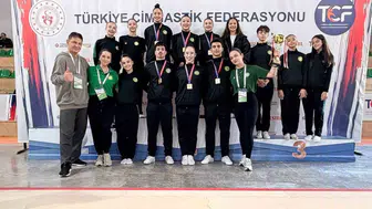 Manisa Büyükşehir Belediyespor, Aerobik Cimnastik Türkiye Şampiyonu oldu