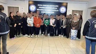 Bursa'da yabancı uyruklu kaçak çalışanlara operasyon: 26 kadın sınır dışı edilecek