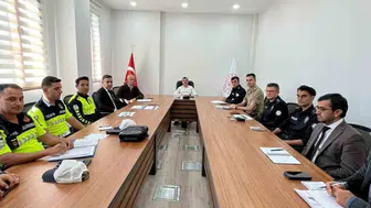 Dicle'de okulların güvenliği için toplantı yapıldı