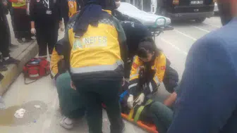 Kastamonu’da yolun karşısına geçerken otomobilin çarptığı yaya yaralandı
