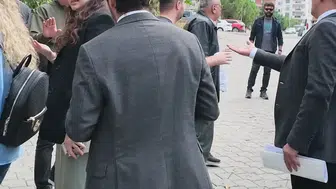 Yeni Parti ilçe başkanı Ahmet Gümüş için ev hapsinde basın açıklaması yaptı
