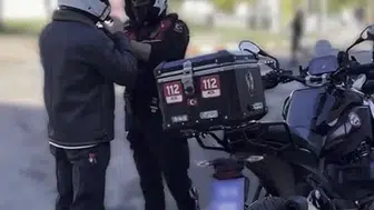 Bingöl'de motosikletli polis, KPSS adaylarını sınava yetiştirdi