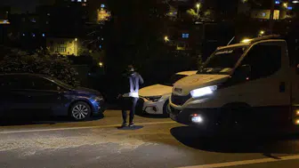 Sarıyer’de otomobilin park halindeki 6 araca çarpması sonucu 4 kişi yaralandı
