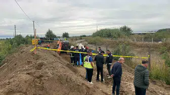Aydın'da kanalizasyon çalışmasında toprak kayması: 1 işçi hayatını kaybetti