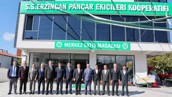 Vali Hamza Aydoğdu'dan Erzincan Pancar Ekicileri Kooperatifine ziyaret