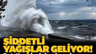 Batı Karadeniz kıyılarında tam fırtına alarmı: Şiddetli yağışlar geliyor!