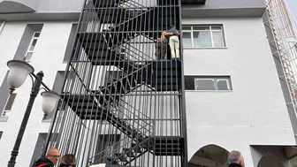 Kırşehir’de Ahi Çarşısı’nda intihar girişimi engellendi