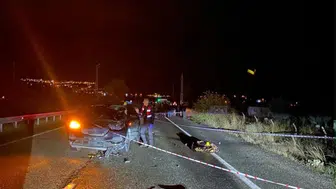 Elazığ-Pertek karayolunda otomobilin çarptığı yaya hayatını kaybetti