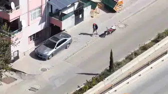 Kırıkkale'de çalıntı motosikletle kaçış dronla takip edildi