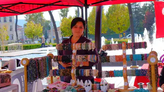 Bolu'da Kadınların El Emeği Göz Nuru Ürünleri Kent Meydanı'nda Görücüye Çıktı
