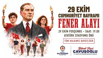 Denizli'de 29 Ekim coşkusu fener alayı ve Derya Uluğ konseriyle kutlanacak