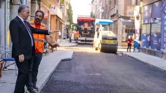 İlkadım'da Saadet Caddesi sıcak asfalta kavuştu