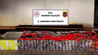 Mardin’de 5 milyon liralık kaçak tütün ve sigara ele geçirildi