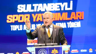 Sultanbeyli'de dev spor yatırımları için açılış ve temel atma töreni yapıldı