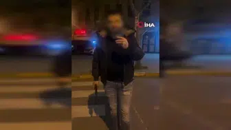 Sarıyer’de araç alacağı nedeniyle silahla yaralanma olayı görüntülendi