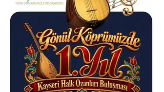 Kayseri'de halk ozanları 'Gönül Köprümüzde 1. Yıl' buluşmasında sahne alacak