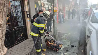 Eskişehir'de yanan çiçekçi dükkanının sahibi gözyaşlarına boğuldu
