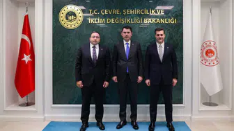 Murat Kurum Üsküdar Belediye Başkan Vekili Gültekin'i kabul etti