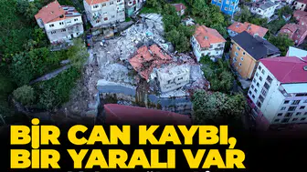 Bir can kaybı, bir yaralı var: Zonguldak'ta çöken binanın ardından 7 yapı boşaltıldı
