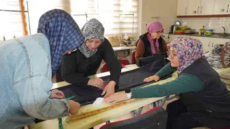 Atıl sosyal tesis kadınlara dikiş nakış eğitimi veriyor