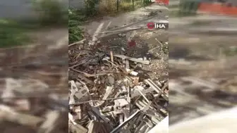 Küçükçekmece’de kentsel dönüşüm binası yıkım sırasında çöktü