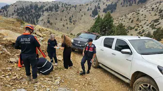 Kahramanmaraş'ta yaylada rahatsızlanan çoban kurtarıldı