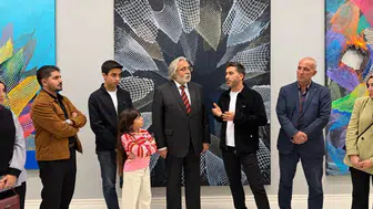SANKO Sanat Galerisinde yırtık bir ağdan ilham alan "Sonsuzluk Ağları" sergisi açıldı