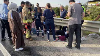 Manisa'da dökülen mazot iki motosiklet kazasına yol açtı: 5 yaralı